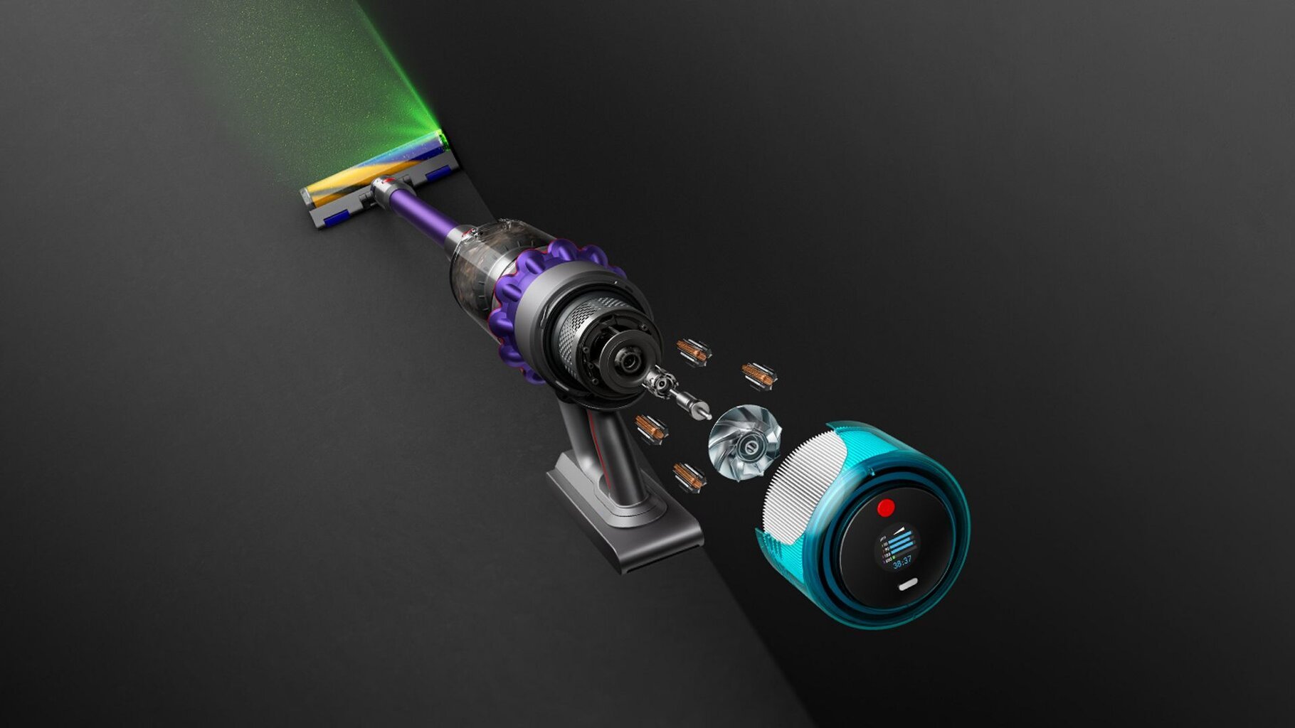 Dyson Gen5detect Absolute kaina ir informacija | Dulkių siurbliai-šluotos | pigu.lt