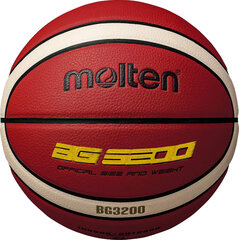 Баскетбольный мяч для тренировок MOLTEN B6G3200, синт. кожа размер 6 цена и информация | Баскетбольные мячи | pigu.lt
