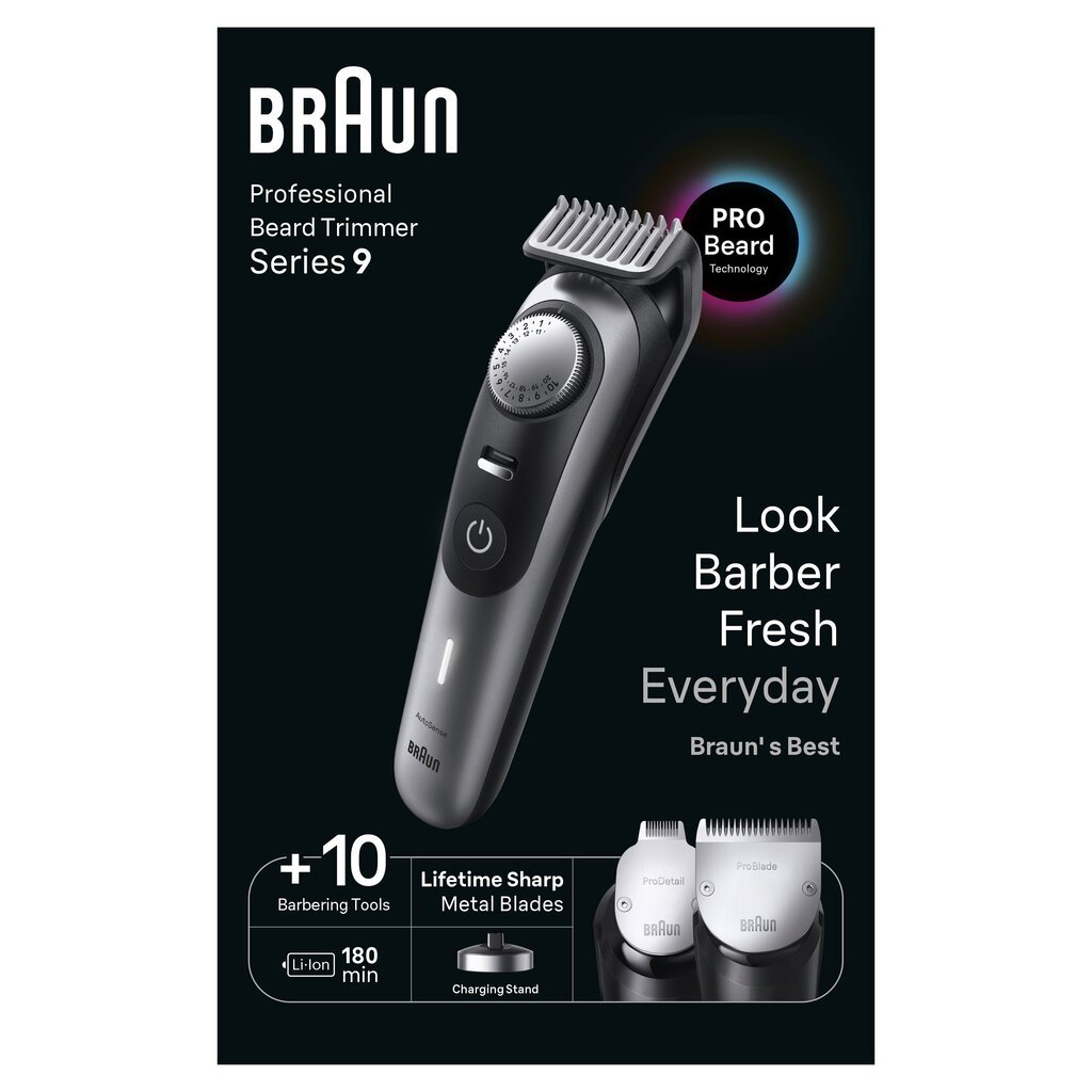 Braun BT9420 kaina ir informacija | Plaukų kirpimo mašinėlės | pigu.lt