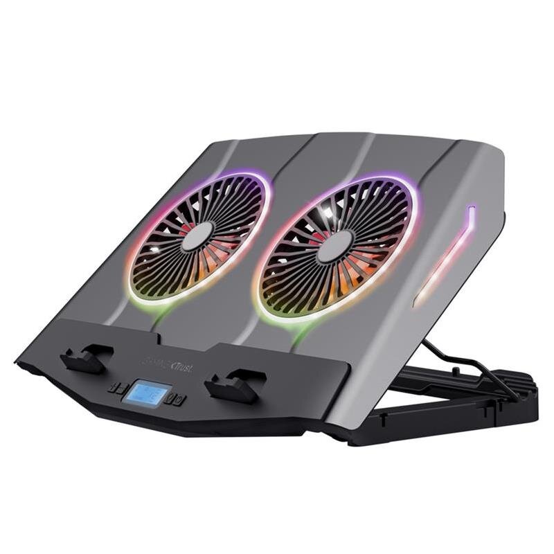 Cooling pad Trust GXT1127 Yoozy RGB kaina ir informacija | Kompiuterių aušinimo ir kiti priedai | pigu.lt