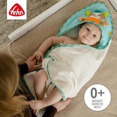 Детское полотенце Fehn Fox, 80 x 80 см, зеленое/серое цена и информация | Baby Fehn Для ухода за младенцем | pigu.lt