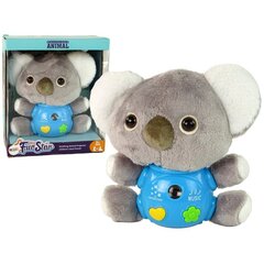 Interaktyvus pliušinis žaislas - koala Lean Toys, pilka цена и информация | Игрушки для малышей | pigu.lt