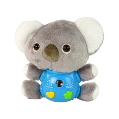 Interaktyvus pliušinis žaislas - koala Lean Toys, pilka цена и информация | Игрушки для малышей | pigu.lt