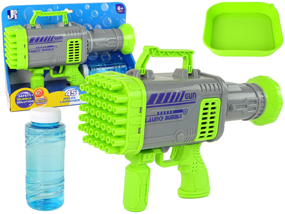 Burbulų pistoletas, žalias цена и информация | Vandens, smėlio ir paplūdimio žaislai | pigu.lt