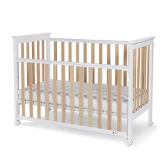 Детская кроватка Nordbaby Leolia, 60x120, белый цвет цена и информация | Детские кроватки | pigu.lt