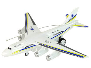 Nuotoliniu būdu valdomas RC keleivinis lėktuvas LeanToys, baltas kaina ir informacija | Žaislai berniukams | pigu.lt