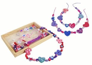 Medinis karoliukų rinkinys papuošalams gaminti Lean toys kaina ir informacija | Žaislai mergaitėms | pigu.lt