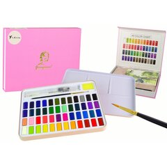 Akvarelinių dažų rinkinys Lean Toys, 48 spalv. цена и информация | Принадлежности для рисования, лепки | pigu.lt