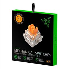 Razer Orange Switches X 36 kaina ir informacija | Klaviatūros | pigu.lt