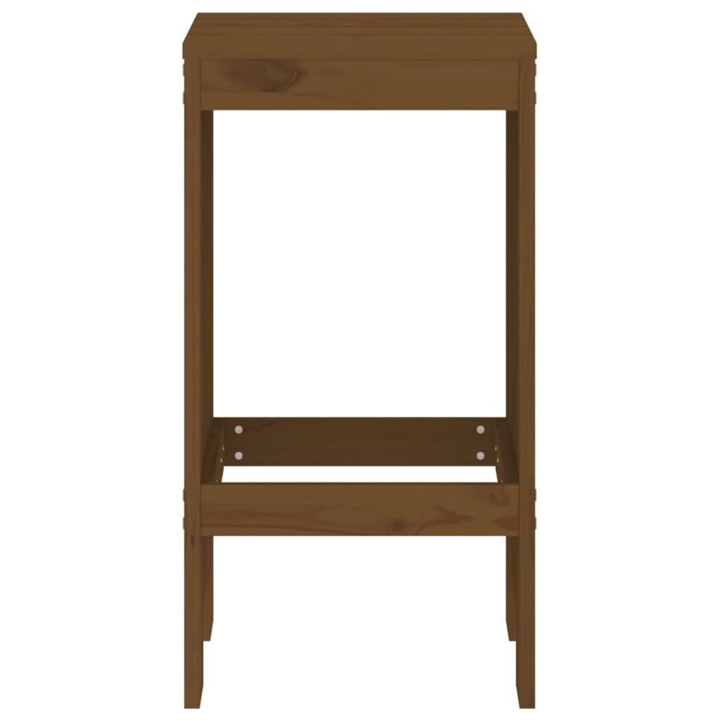 2-jų lauko baro taburečių komplektas vidaXL, rudas цена и информация | Lauko kėdės, foteliai, pufai | pigu.lt