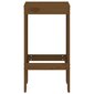 2-jų lauko baro taburečių komplektas vidaXL, rudas цена и информация | Lauko kėdės, foteliai, pufai | pigu.lt