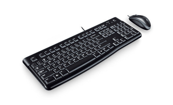 Logitech MK120 цена и информация | Klaviatūros | pigu.lt