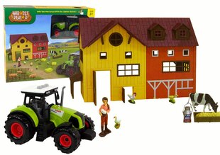 Figūrėlių rinkinys LeanToys ūkininko sodyba su traktoriumi, 62 det kaina ir informacija | Žaislai berniukams | pigu.lt