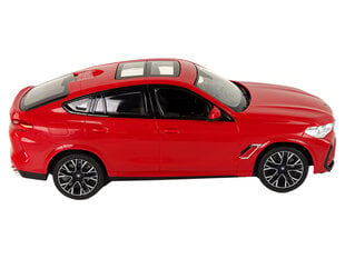 Nuotoliniu būdu automobilis Bmw X6 M 1:14, raudonas kaina ir informacija | Žaislai berniukams | pigu.lt