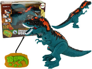 Nuotoliniu būdu valdomas dinozauras su šviesos ir garso efektais, žalias kaina ir informacija | Žaislai berniukams | pigu.lt