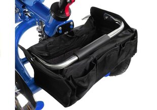 Детский трехколесный велосипед с навесом PRO600, синий цена и информация | Трехколесные велосипеды | pigu.lt