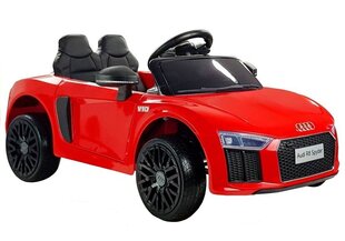 Vienvietis vaikiškas elektromobilis Audi R8 Spyder, raudonas kaina ir informacija | Elektromobiliai vaikams | pigu.lt
