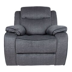 Кресло-реклайнер GENTRY ручной, серый цена и информация | Кресла в гостиную | pigu.lt