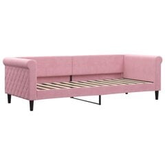 Sofa-lova vidaXL, 80x200 cm, rožinė kaina ir informacija | Lovos | pigu.lt