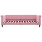 Sofa-lova vidaXL, 80x200 cm, rožinė kaina ir informacija | Lovos | pigu.lt