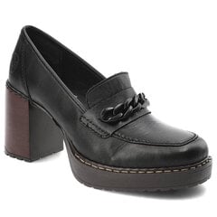 Auk6takulniai moterims Rieker Y4150-00 13701-21, juodi kaina ir informacija | Aulinukai, ilgaauliai batai moterims | pigu.lt