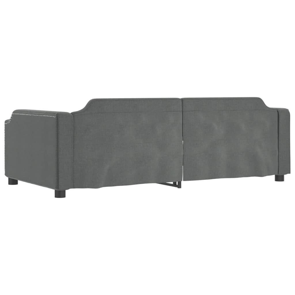 Sofa-lova vidaXL, 80x200 cm, pilka kaina ir informacija | Lovos | pigu.lt