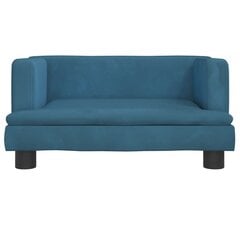 Vaikiška sofa vidaXL, mėlyna цена и информация | Детские диваны, кресла | pigu.lt