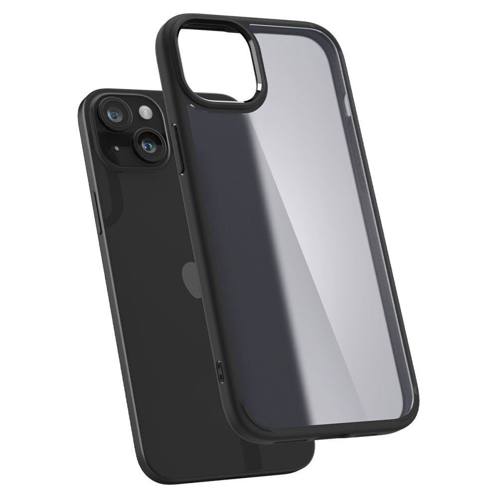 Dėklas Spigen Ultra Hybrid, frost black, iPhone 15 kaina ir informacija | Telefono dėklai | pigu.lt