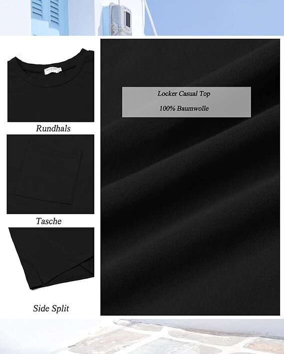 Marškinėliai moterims Pogtmm, juodi kaina ir informacija | Marškinėliai moterims | pigu.lt