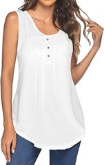 Женская блузка Pogtmm, белая цена и информация | Женские блузки, рубашки | pigu.lt