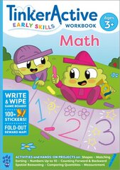 TinkerActive Early Skills Math Workbook Ages 3plus цена и информация | Книги для самых маленьких | pigu.lt