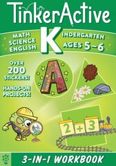 TinkerActive Workbooks: Kindergarten bind-up: Math, Science, English Language Arts цена и информация | Книги для подростков  | pigu.lt