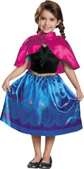 Karnavalinis kostiumas Disney Frozen Anna, 109-123 cm kaina ir informacija | Karnavaliniai kostiumai | pigu.lt