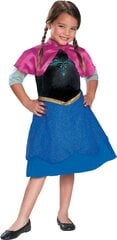 Karnavalinis kostiumas Disney Frozen Anna, 109-123 cm kaina ir informacija | Karnavaliniai kostiumai | pigu.lt