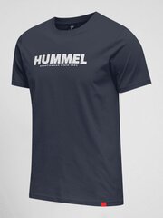 Marškinėliai unisex Hummel Hmllegacy, mėlyni kaina ir informacija | Vyriški marškinėliai | pigu.lt