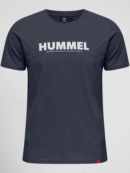 Marškinėliai unisex Hummel Hmllegacy, mėlyni kaina ir informacija | Vyriški marškinėliai | pigu.lt