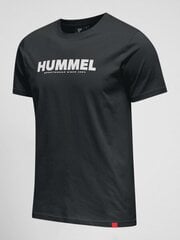 Marškinėliai unisex Hummel Hmllegacy, juodi kaina ir informacija | Vyriški marškinėliai | pigu.lt