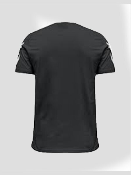 Marškinėliai unisex Hummel Hmllegacy Chevron, juodi kaina ir informacija | Vyriški marškinėliai | pigu.lt