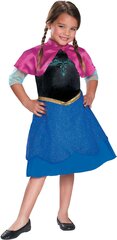 Karnavalinis kostiumas Disney Frozen Anna, 124-135 cm цена и информация | Карнавальные костюмы | pigu.lt