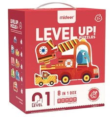 Пазлы MiDeer Level Up «Машины», 1 уровень цена и информация | Пазлы | pigu.lt