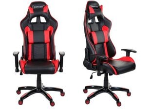 Žaidimų kėdė Giosedio GSA041, juoda/raudona kaina ir informacija | Biuro kėdės | pigu.lt