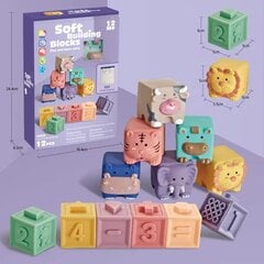 Кубики Монтессори, 6-12 месяцев цена и информация | Игрушки для малышей | pigu.lt