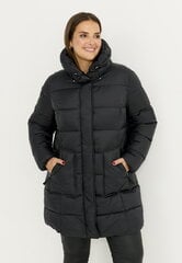 Cellbes moteriška ilga žieminė striukė GERD, juoda kaina ir informacija | Striukės moterims | pigu.lt