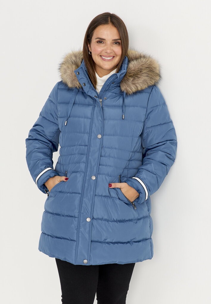 Cellbes moteriška žieminė striukė JOHANNA, šviesiai mėlyna kaina ir informacija | Striukės moterims | pigu.lt