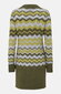 Cellbes moteriškas megztinis AGATA, žalia-geltona-pilka kaina ir informacija | Megztiniai moterims | pigu.lt