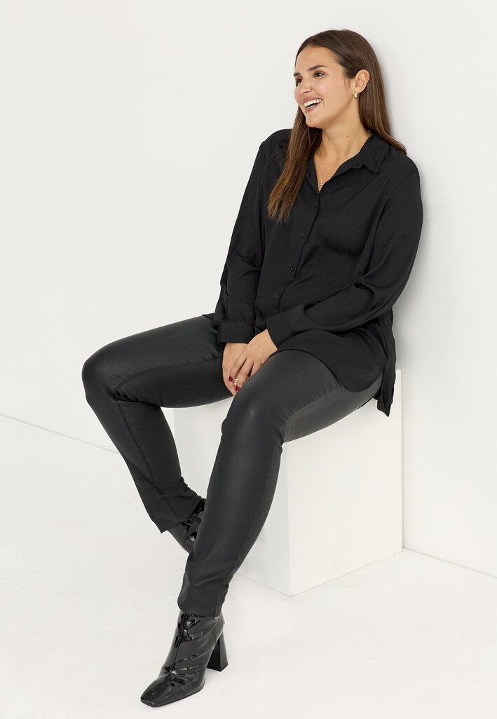 Cellbes moteriška palaidinė, juoda kaina ir informacija | Palaidinės, marškiniai moterims | pigu.lt
