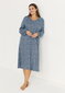 Cellbes moteriški naktiniai marškiniai MALVA, mėlyni kaina ir informacija | Naktiniai, pižamos moterims | pigu.lt