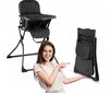 Maitinimo kėdutė RicoKids, black kaina ir informacija | Maitinimo kėdutės | pigu.lt