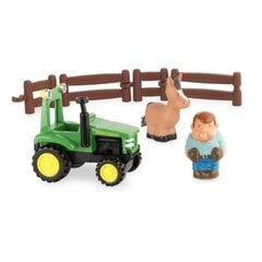 Rinkinys su traktoriumi John Deere First Little Farm, 43067A1 kaina ir informacija | Žaislai kūdikiams | pigu.lt