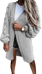Kardiganas moterims Blencot, pilkas kaina ir informacija | Megztiniai moterims | pigu.lt